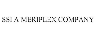 SSI A MERIPLEX COMPANY trademark