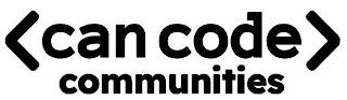 CAN CODE COMMUNITIES trademark