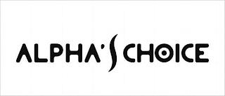 ALPHA'S CHOICE trademark