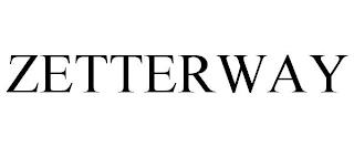 ZETTERWAY trademark