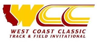 WCC WEST COAST CLASSIC TRACK & FIELD INVITATIONAL trademark