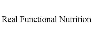 REAL FUNCTIONAL NUTRITION trademark