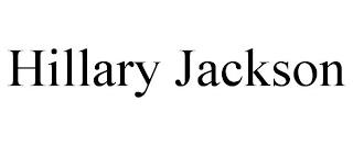 HILLARY JACKSON trademark