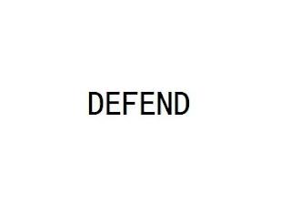 DEFEND trademark