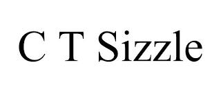 C T SIZZLE trademark