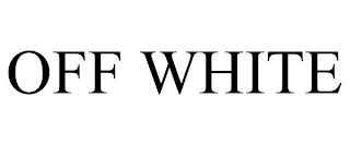 OFF WHITE trademark