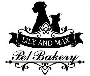 LILY AND MAX PET BAKERY trademark