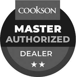 COOKSON MASTER AUTHORIZED DEALER trademark