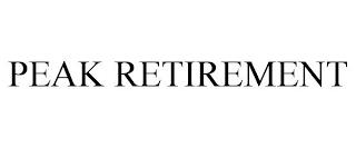 PEAK RETIREMENT trademark