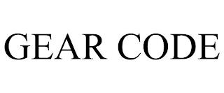 GEAR CODE trademark