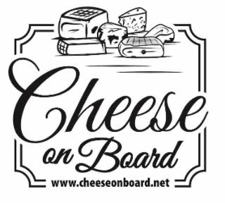 CHEESE ON BOARD WWW.CHEESEONBOARD.NET trademark