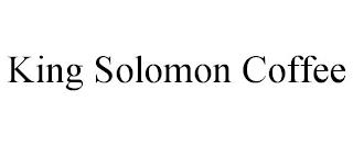 KING SOLOMON COFFEE trademark