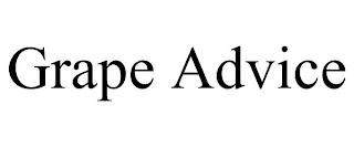 GRAPE ADVICE trademark