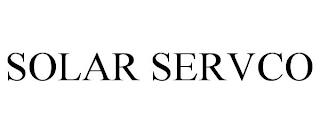 SOLAR SERVCO trademark