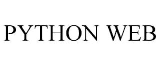 PYTHON WEB trademark