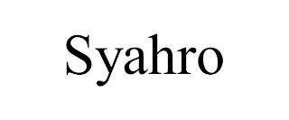 SYAHRO trademark