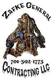 ZAFKE GENERAL CONTRACTING LLC 701-502-1775 trademark