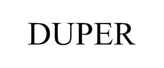 DUPER trademark