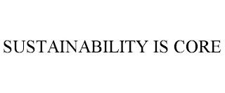 SUSTAINABILITY IS CORE trademark