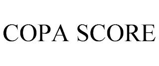 COPA SCORE trademark