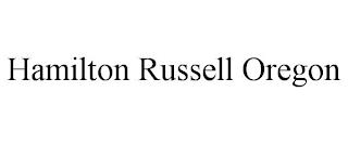 HAMILTON RUSSELL OREGON trademark