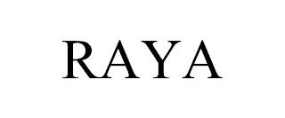 RAYA trademark