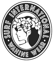 · SURF INTERNATIONAL · WAHINE WEAR trademark