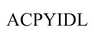 ACPYIDL trademark