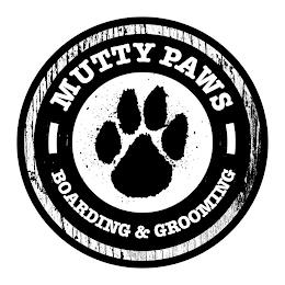 MUTTY PAWS BOARDING & GROOMING trademark