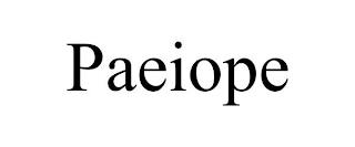 PAEIOPE trademark