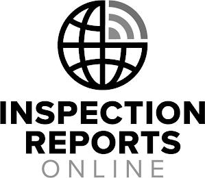 INSPECTION REPORTS ONLINE trademark