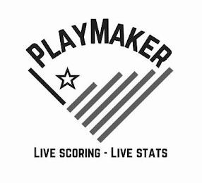 PLAYMAKER LIVE SCORING - LIVE STATS trademark