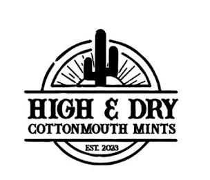 HIGH & DRY COTTONMOUTH MINTS EST. 2023 trademark