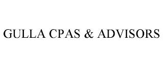 GULLA CPAS & ADVISORS trademark