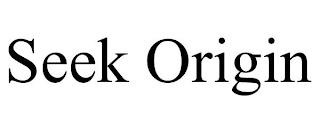 SEEK ORIGIN trademark