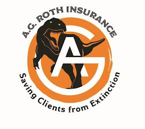 AG A.G. ROTH INSURANCE SAVING CLIENTS FROM EXTINCTIONOM EXTINCTION trademark