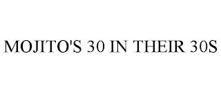 MOJITO'S 30 IN THEIR 30S trademark