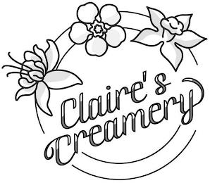 CLAIRE'S CREAMERY trademark