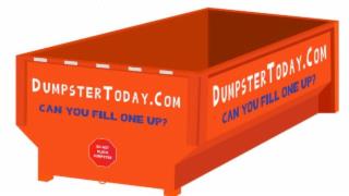 DUMPSTERTODAY.COM CAN YOU FILL ONE UP? trademark