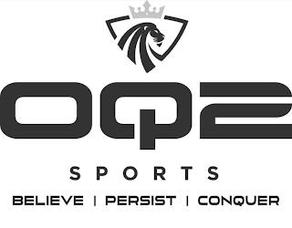 OQ2 SPORTS BELIEVE PERSIST CONQUER trademark