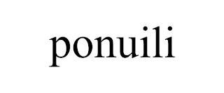 PONUILI trademark