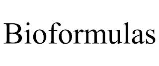 BIOFORMULAS trademark