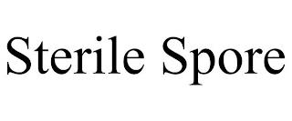 STERILE SPORE trademark