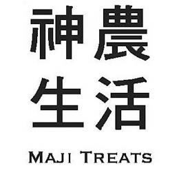 MAJI TREATS trademark