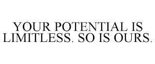 YOUR POTENTIAL IS LIMITLESS. SO IS OURS. trademark