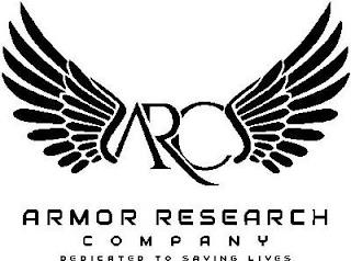 ARC ARMOR RESEARCH COMPANY DEDICATED TO SAVING LIVES trademark