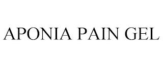 APONIA PAIN GEL trademark