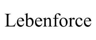 LEBENFORCE trademark