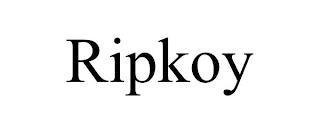 RIPKOY trademark