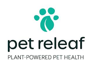 PET RELEAF PLANT-POWERED PET HEALTH trademark